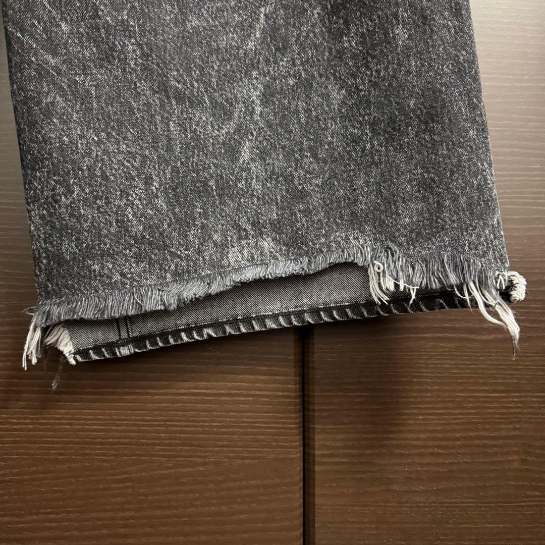 CTHY 超甘撚り VINTAGE WIDE JEANS ブラック サイズ3