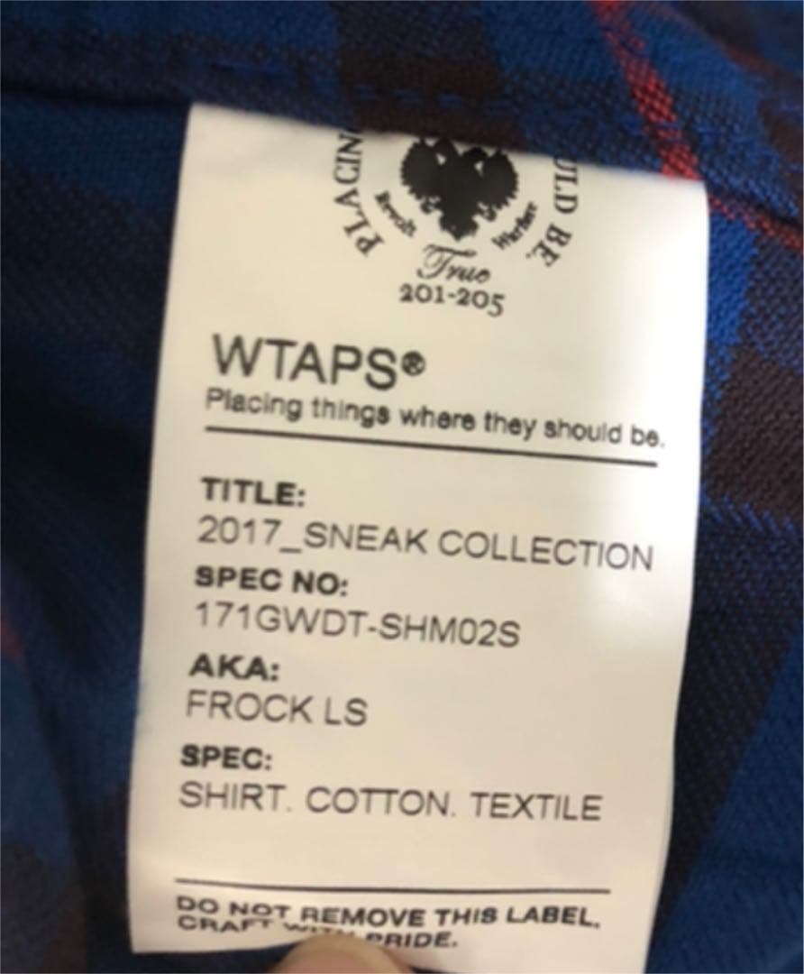 新品・未使用　WTAPS 長袖　シャツ　ワンピース　日本製