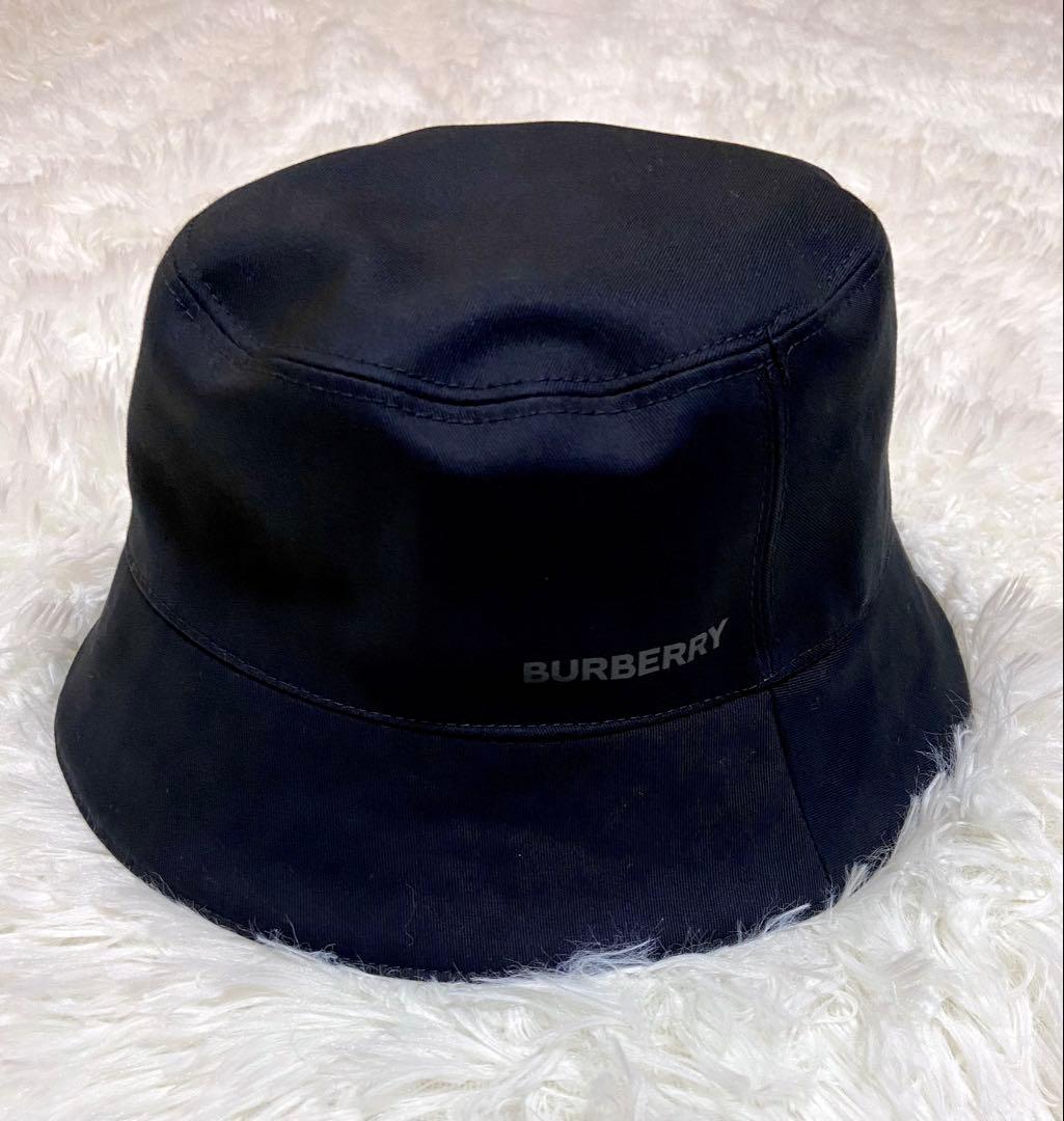 BURBERRY リバーシブル コットンバケットハット