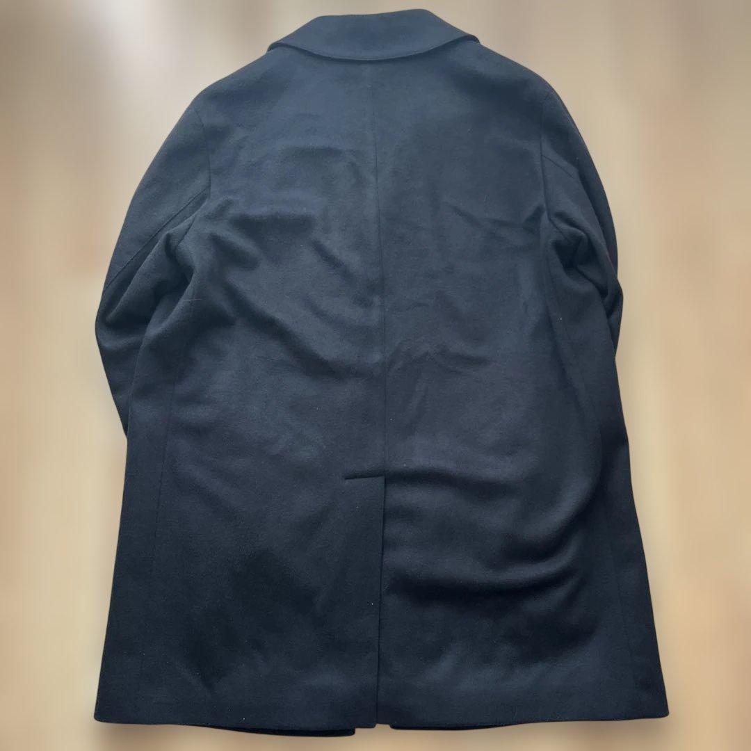 MACKINTOSH ブラック ウール ピーコート