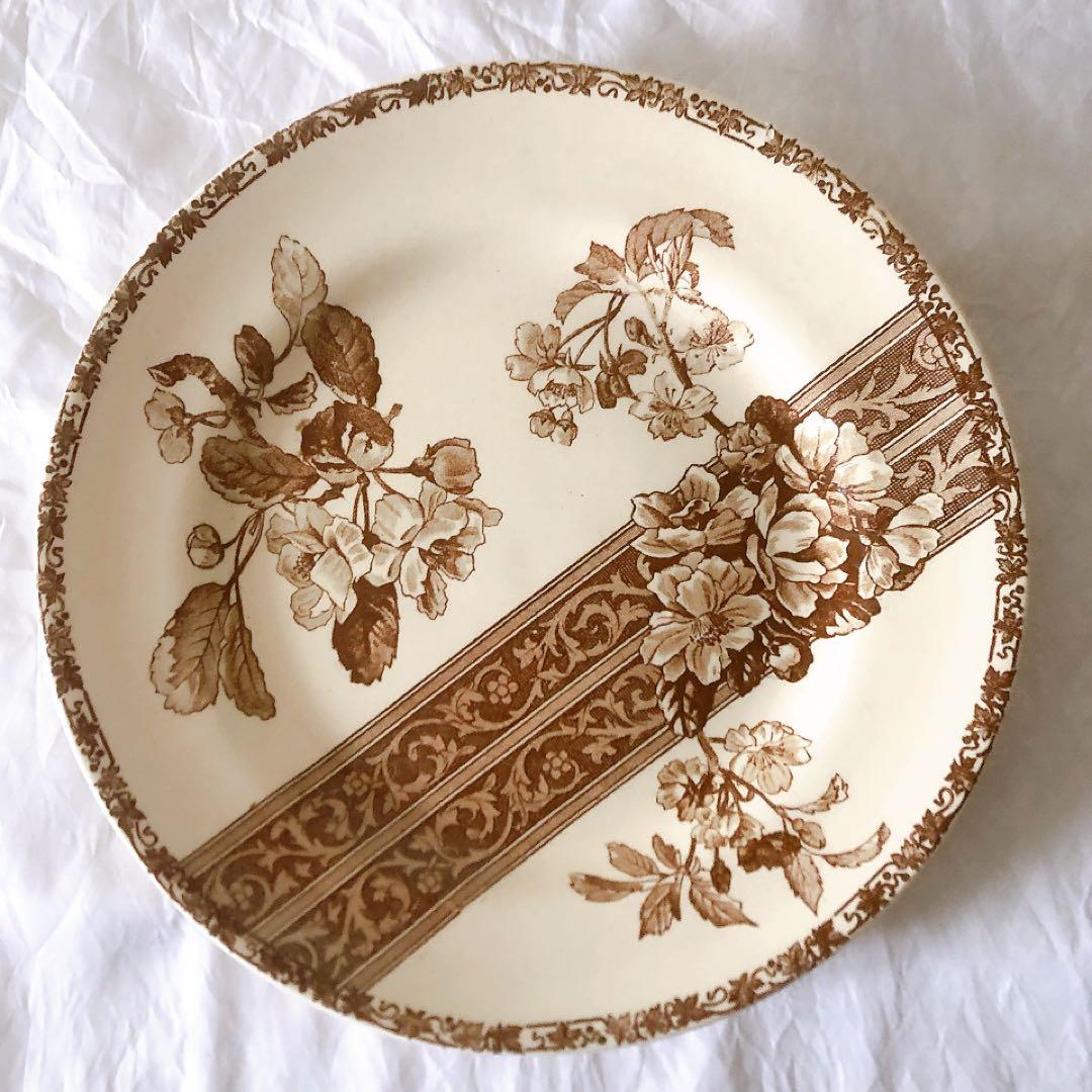 グランデポ　エミールブルジョワ　ディナープレート A フランスアンティーク食器