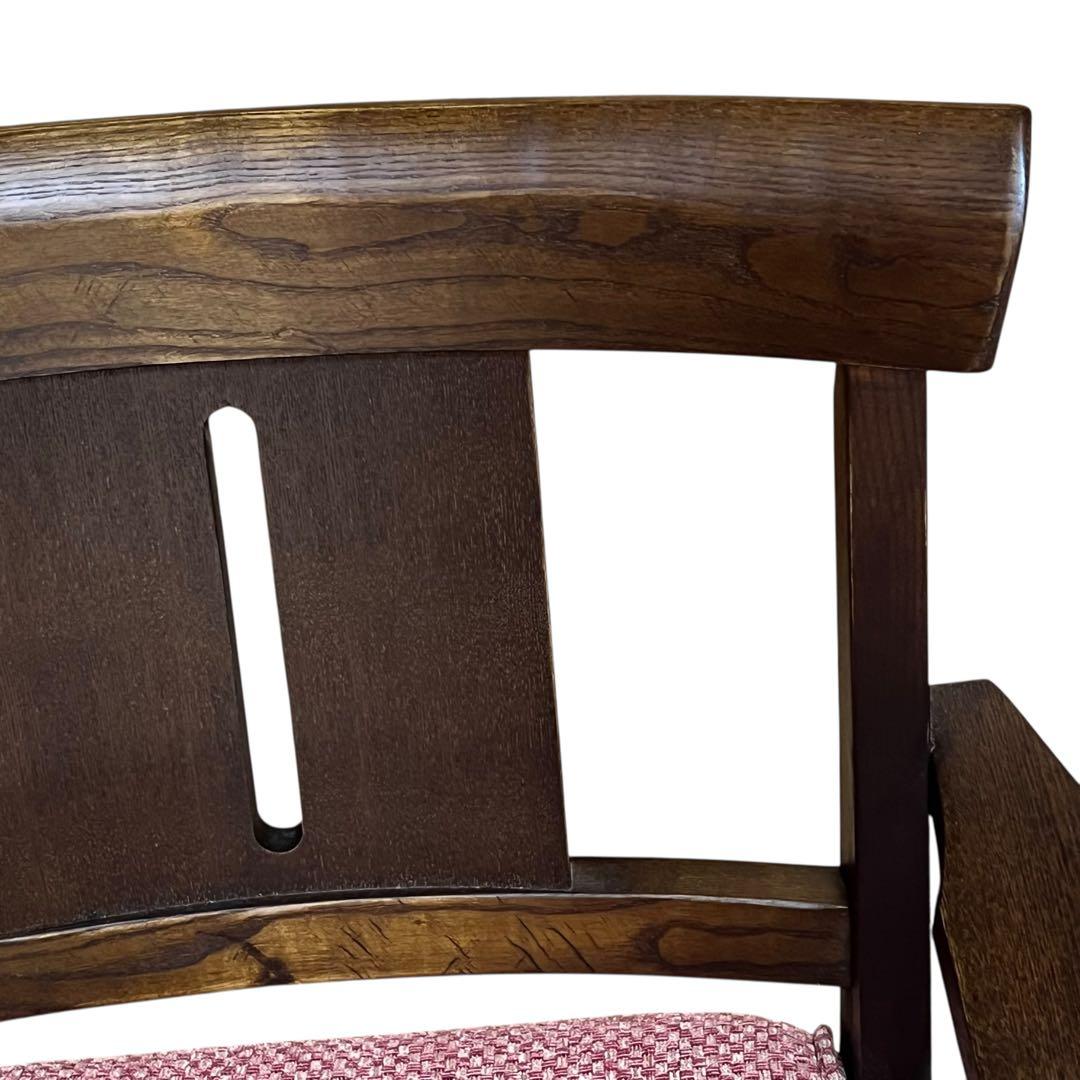 【美品】DC ヤマト2 ダイニングチェア　肘置き　肘掛け 椅子　NITORI