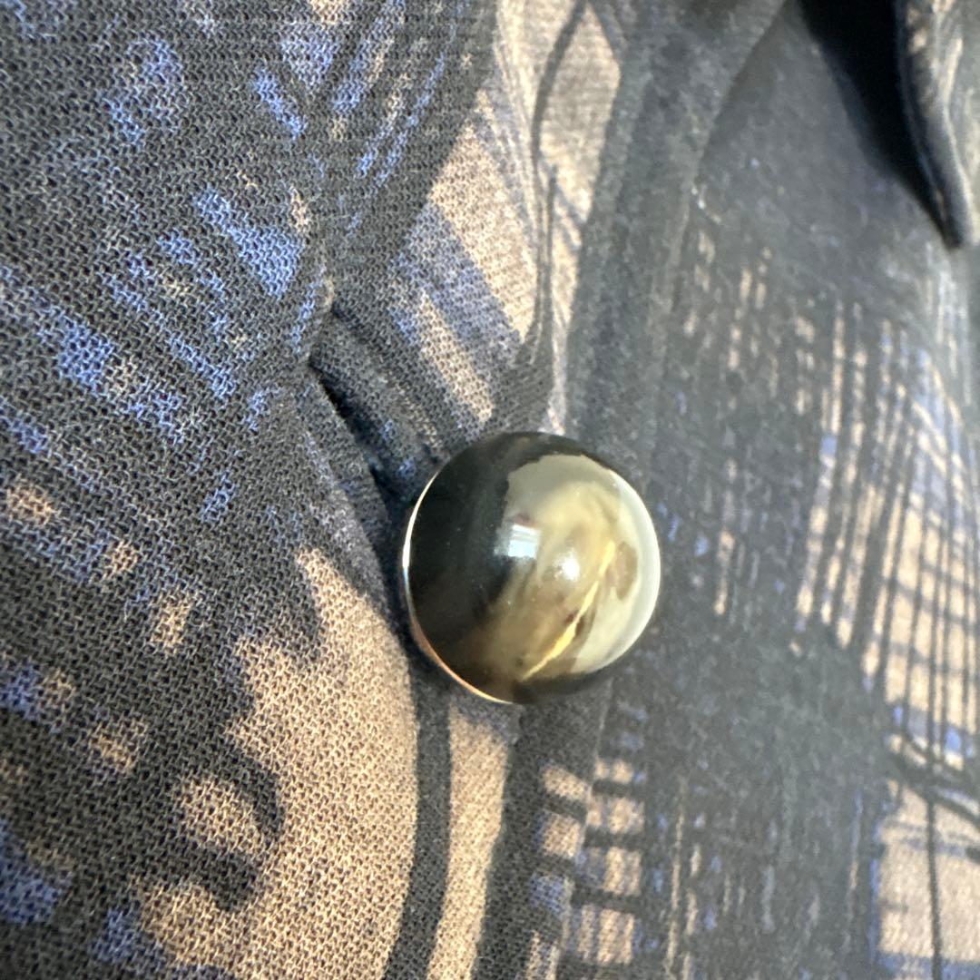 A.RバージンウールジャケットXL 総柄　球状・ロゴB ベルト