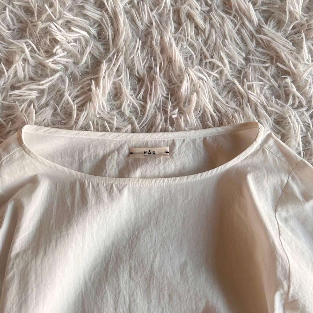 CLASKAクラスカ HAUハウ　ブラウス　たっぷり袖　白　F