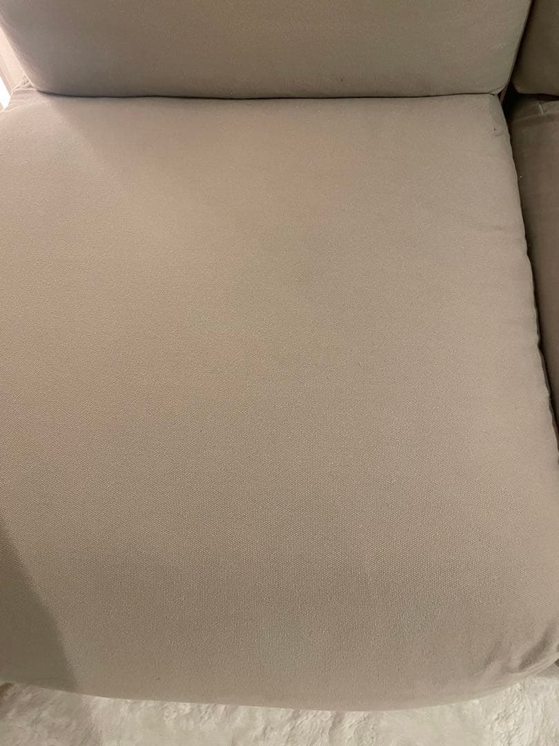 無印良品　木製フレーム2人掛けソファ