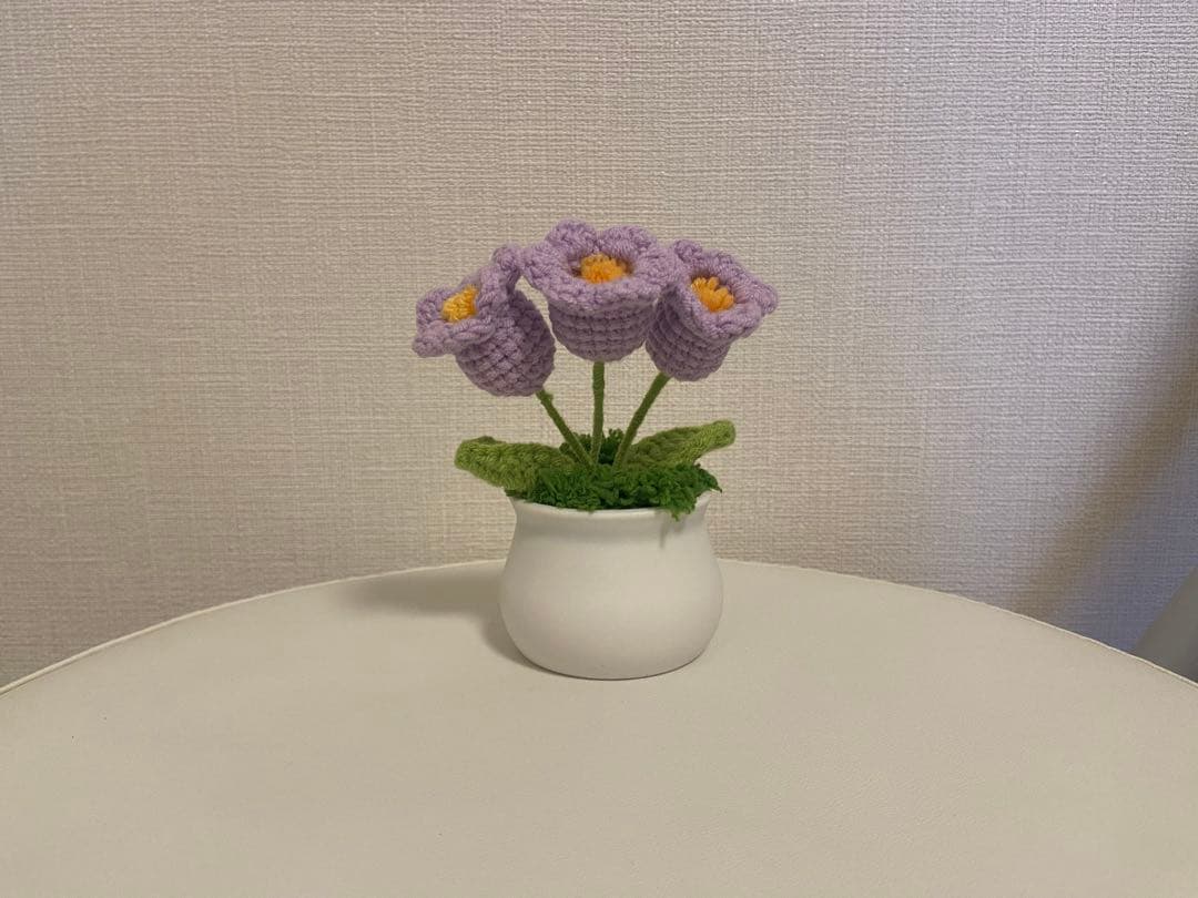 プレゼント　お得セット　編みぐるみ　枯れない花編み花　14個セット ハンドメイド