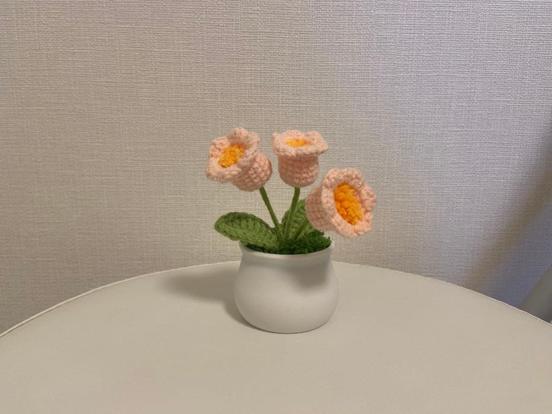 プレゼント　お得セット　編みぐるみ　枯れない花編み花　14個セット ハンドメイド