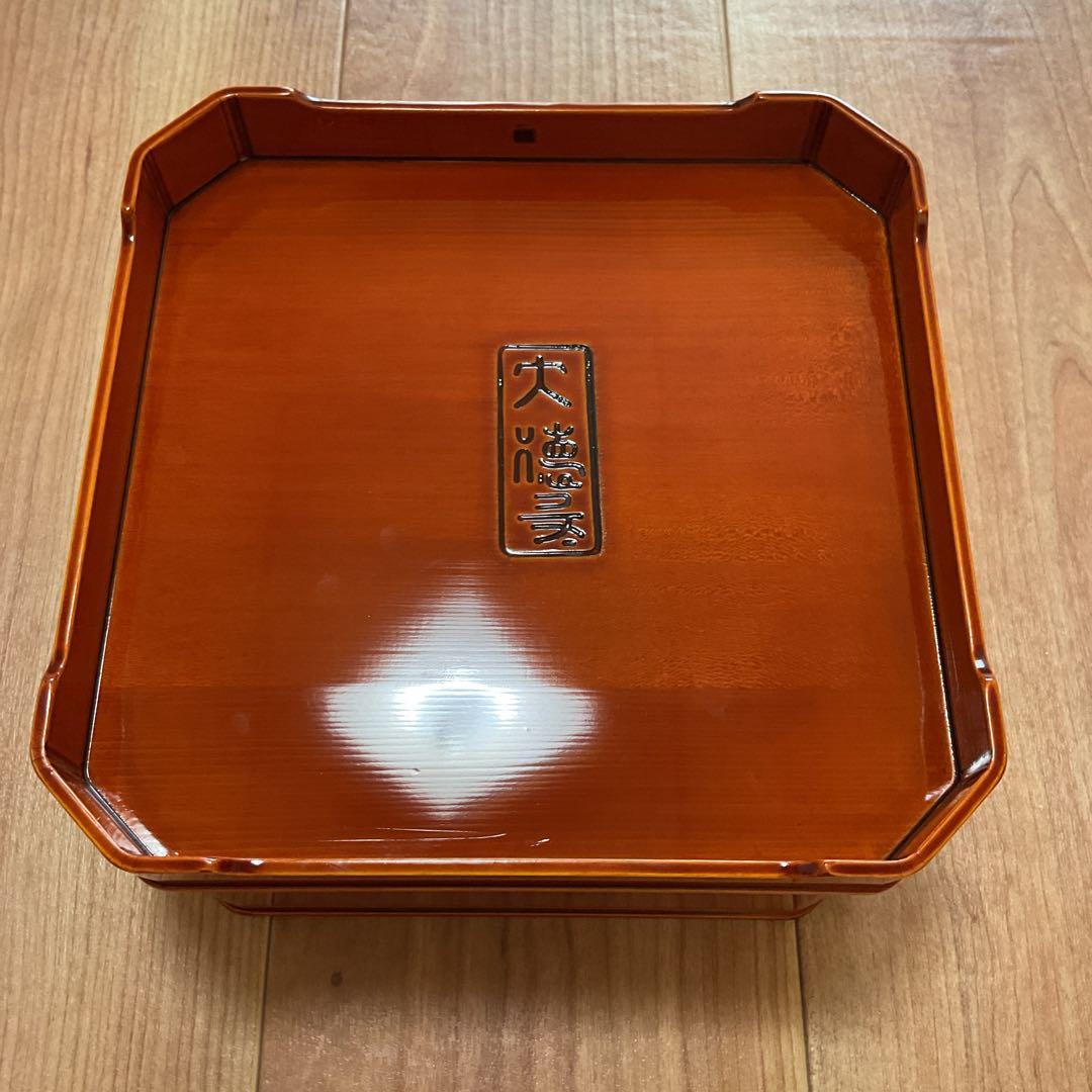 大徳寺弁当 重箱 5組　飛騨春慶塗　木製漆器　懐石