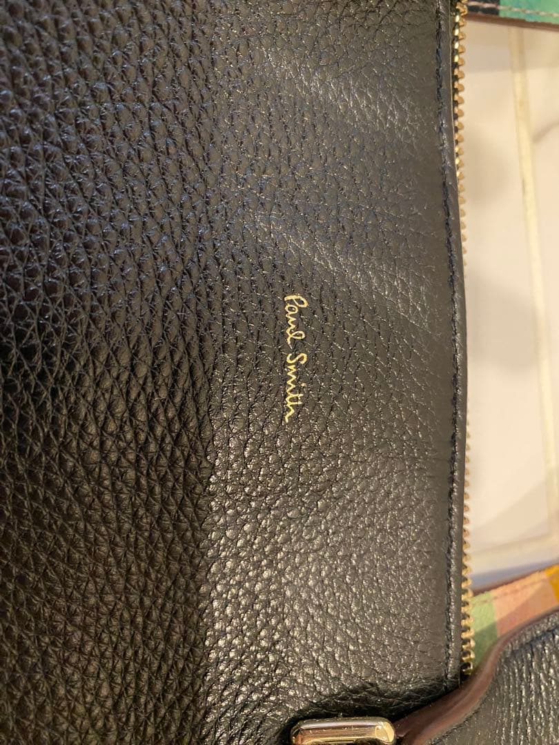 Paul Smith ブラックレザーバッグ