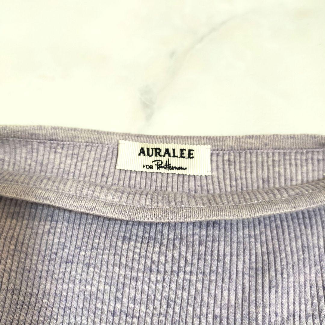 オーラリー AURALEE ロンハーマン ギザ ボートネック　カットソー 1