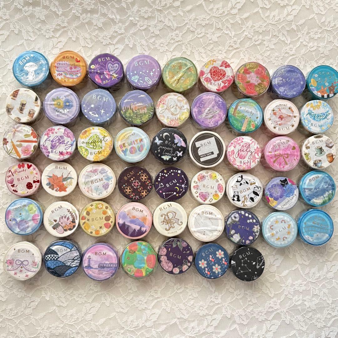 マスキングテープ BGM 未使用 130個セット