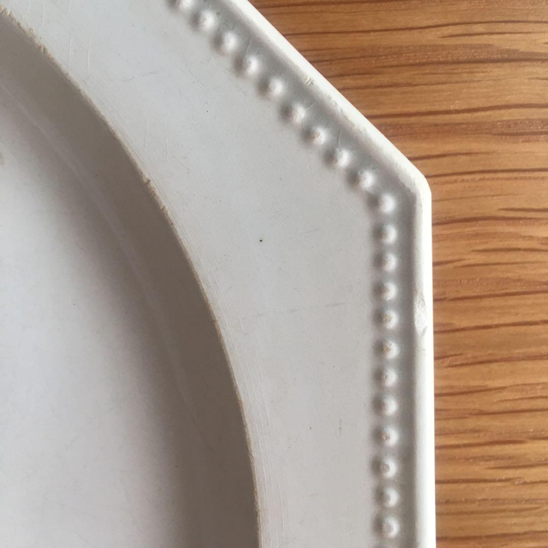 美品 オクトゴナル プレート ファイアンスフィーヌ モントロー アンティーク