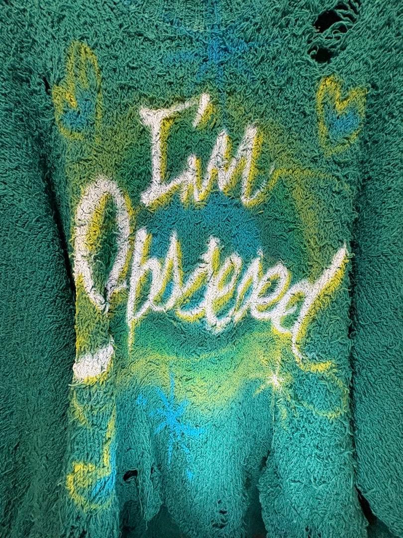 doublet ダブレット グリーンニット