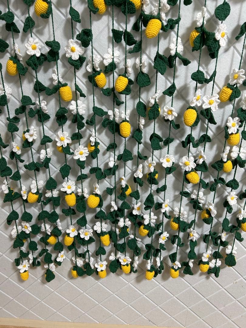 レモンのれん⭐️お花バックNo.66