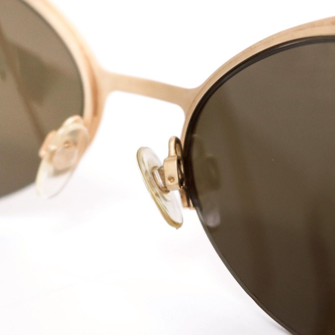 CHANEL ゴールドフレーム ブラウンレンズ 上品サングラス d10