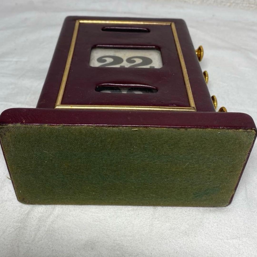 アンティーク 日めくり 永久 卓上カレンダー　手動式　希少品