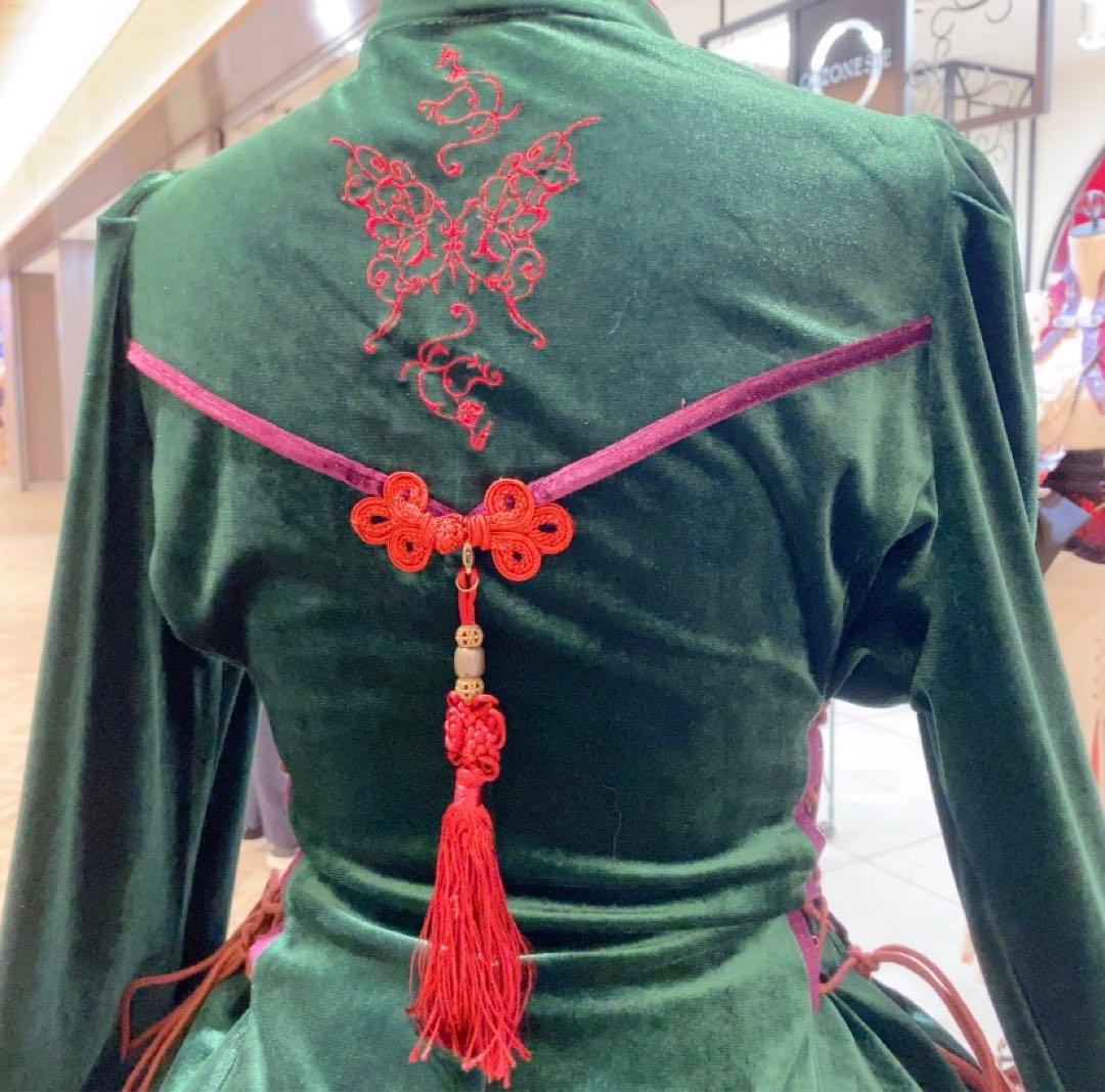 ozzoneste オッズオネスト　雪籠りワンピース　チャイナワンピース　中華