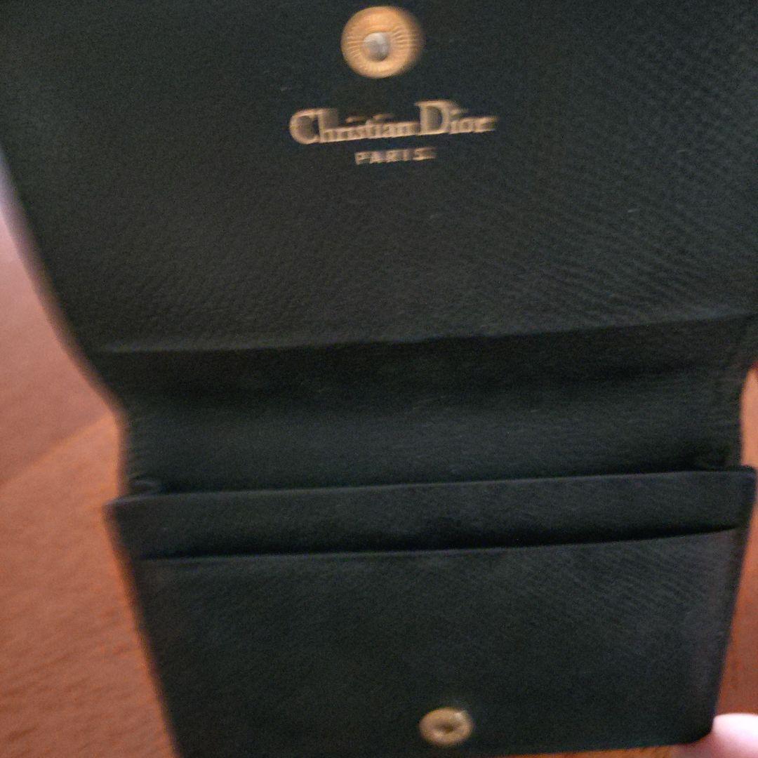 Christian Dior ブラックレザー 名刺入れ