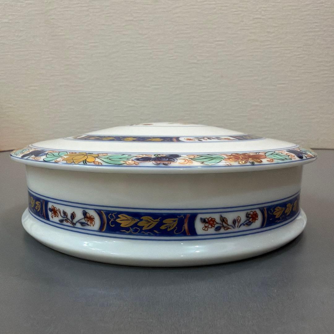 【極希少】RAYNAUD Limoges 九谷 金彩 花柄 蓋付き 小物入れ