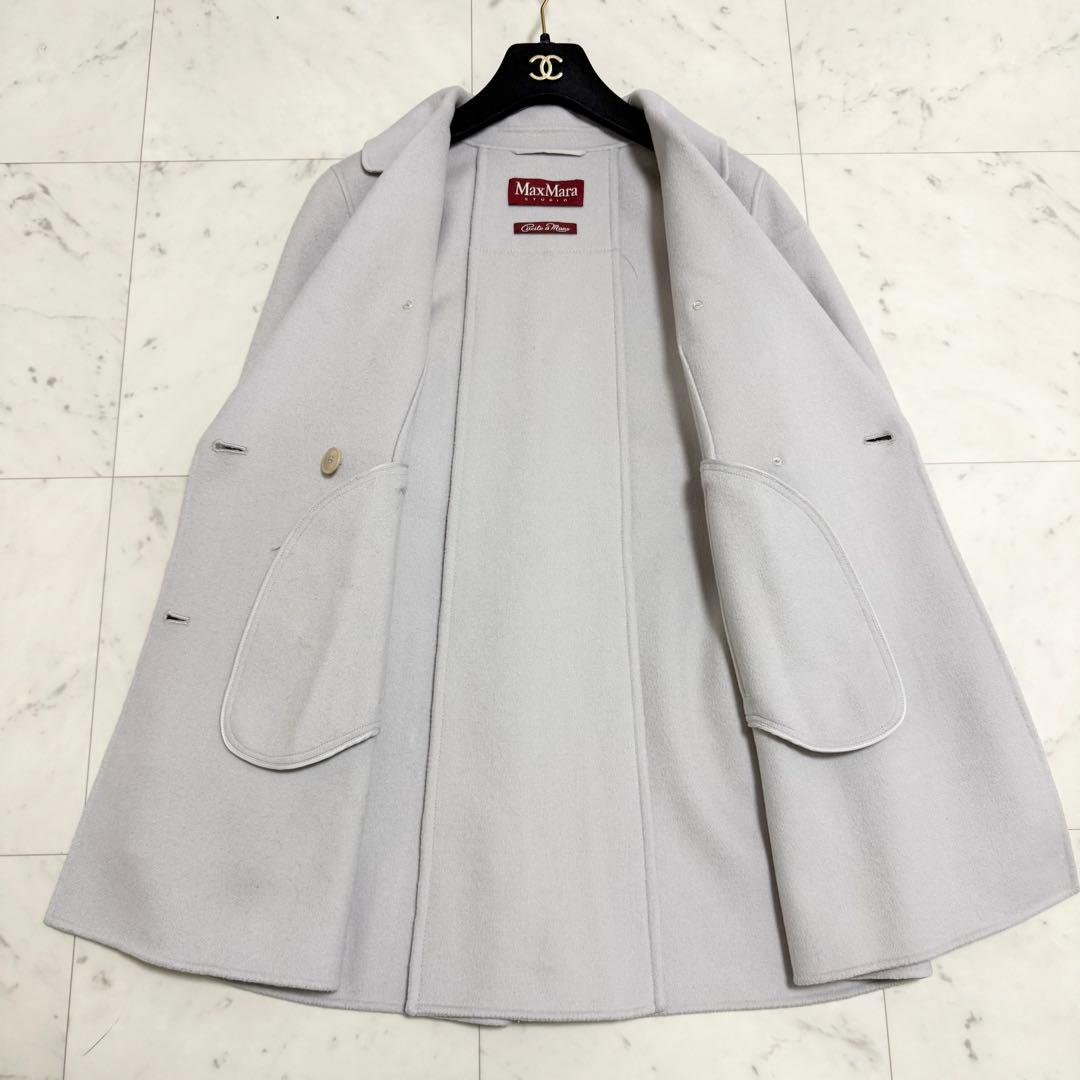 人気❤️MaxMara STUDIO カシミヤ　クチートアマーノ　ショートコート