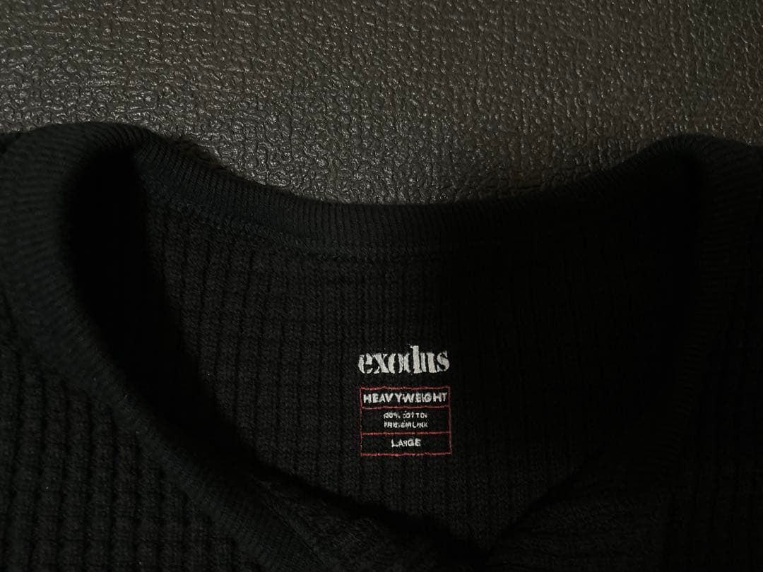 EXODUS エクソドス ワッフル シャツ