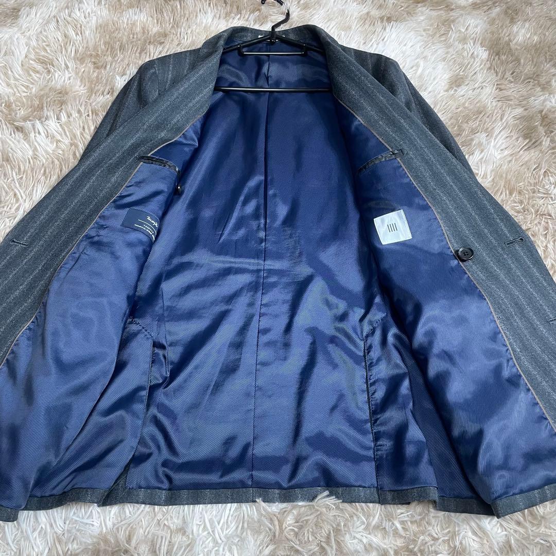 イタリア製生地 スーツセレクト セットアップ ダブルブレスト 本切羽 メンズ