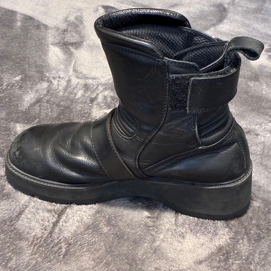 KADOYA BLACK ANKLE(A) 厚底アンクルブーツ ブラックアンクル