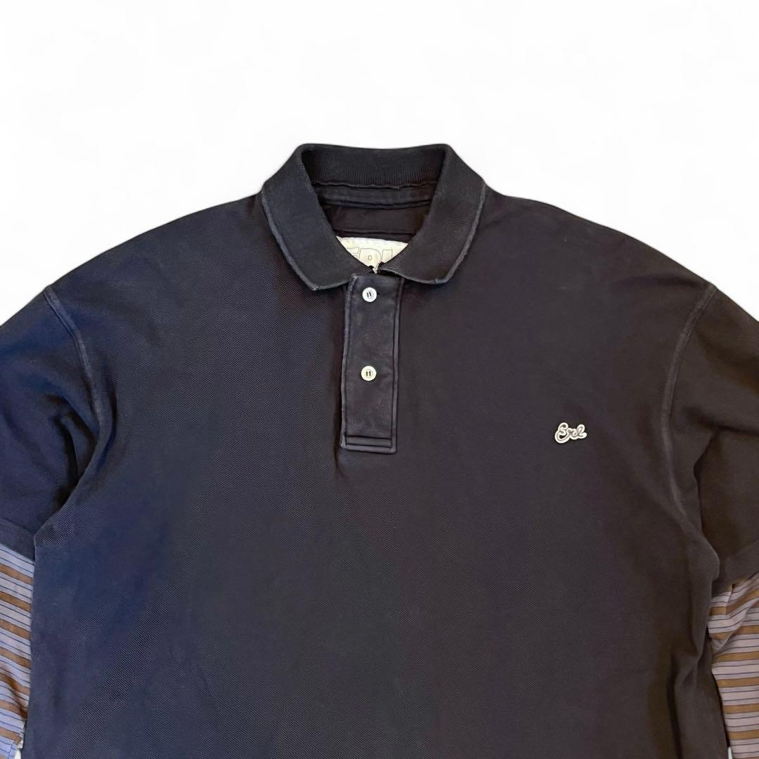 ERL DOUBLE SLEEVE POLO T-SHIRT ポロ　Tシャツ