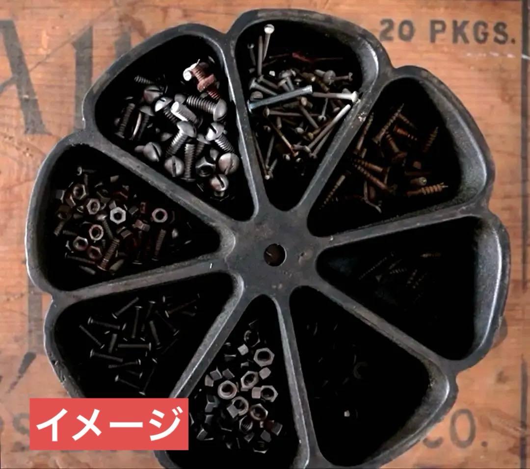 希少　vintage ビンテージ　キャスト　USAアイアンネイルカップ★鋳鉄製