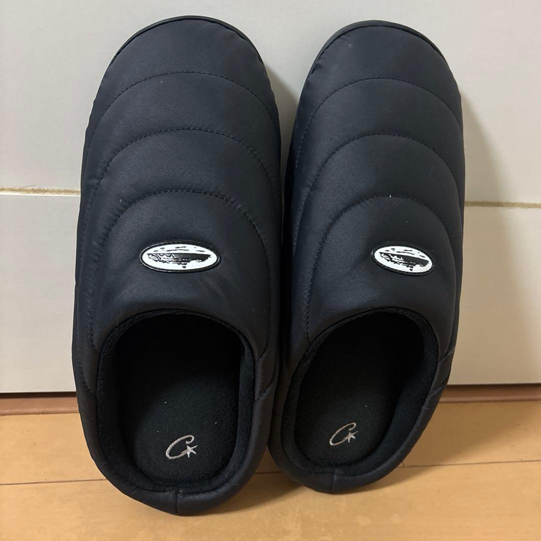 Corteiz Slide Crib Crep Preta スリッパ サンダル