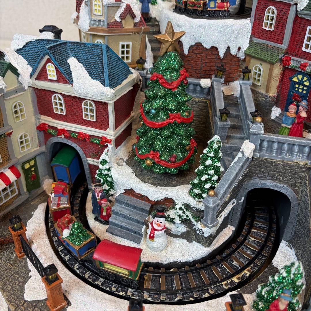 極美品 希少 コストコ クリスマス ビレッジ Animated Village