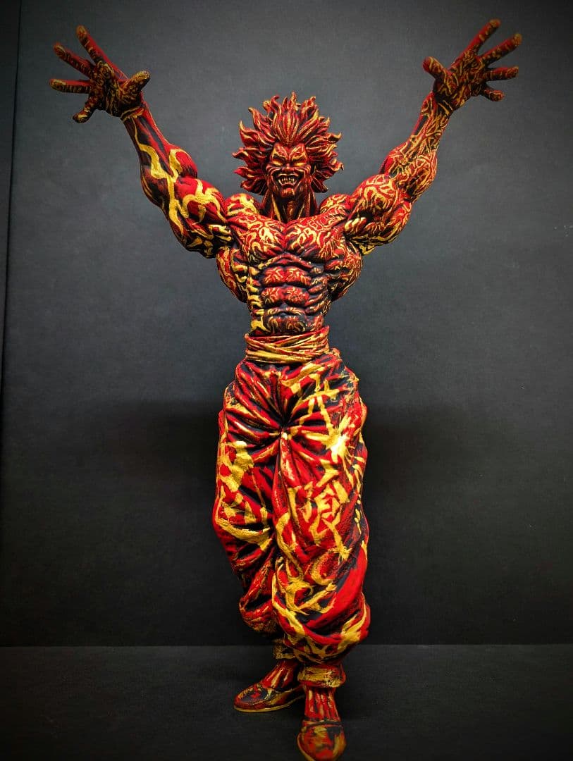 リペイント品　Grandista 範馬勇次郎　作品名【範馬勇次郎 朱（あか）】