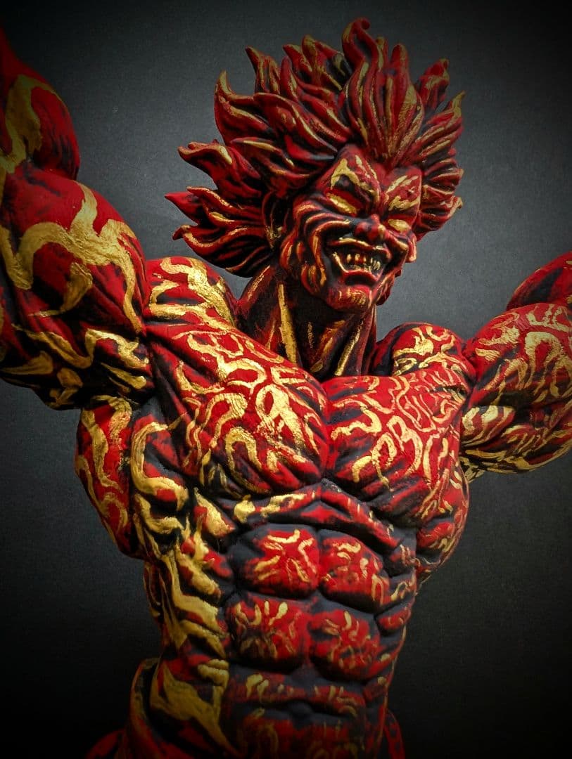 リペイント品　Grandista 範馬勇次郎　作品名【範馬勇次郎 朱（あか）】