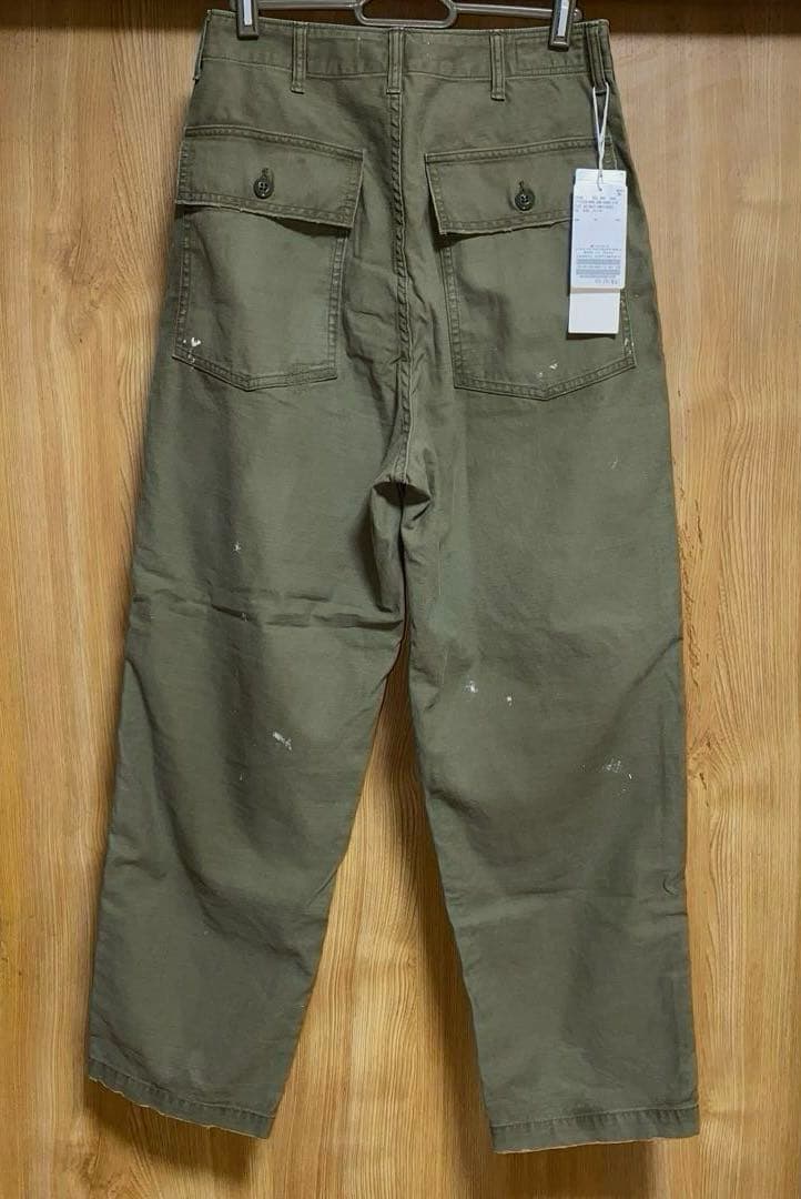 FRAMeWORK JOHNBULL バックサテンHWベイカーパンツ ジョンブル