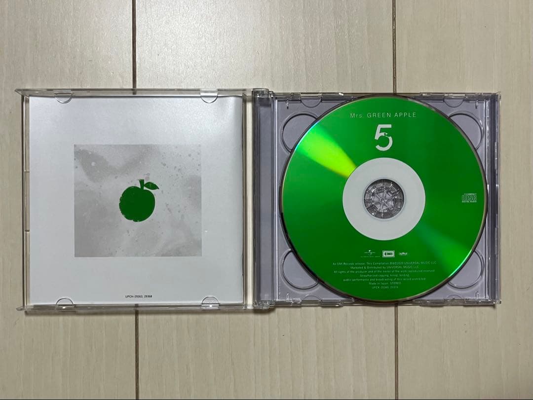 【あさ】Mrs. GREEN APPLE 「5」 (CD+DVDセット)
