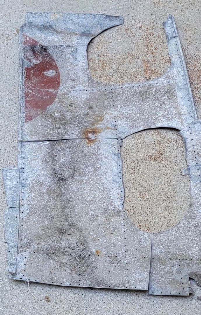 英戦闘機スピットファイア 実物破片付きディスプレイ