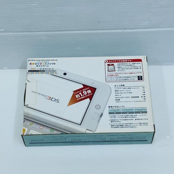 ★未使用品★極美品ニンテンドー3DS LL　ミント×ホワイト生産終了 訳