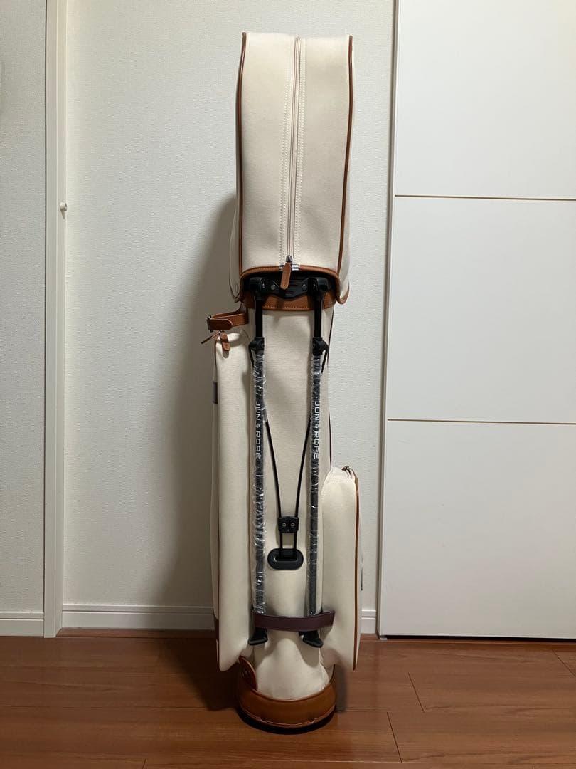 JUN & ROPE' キャディバッグ ベージュ 8.5型 46インチ対応+α