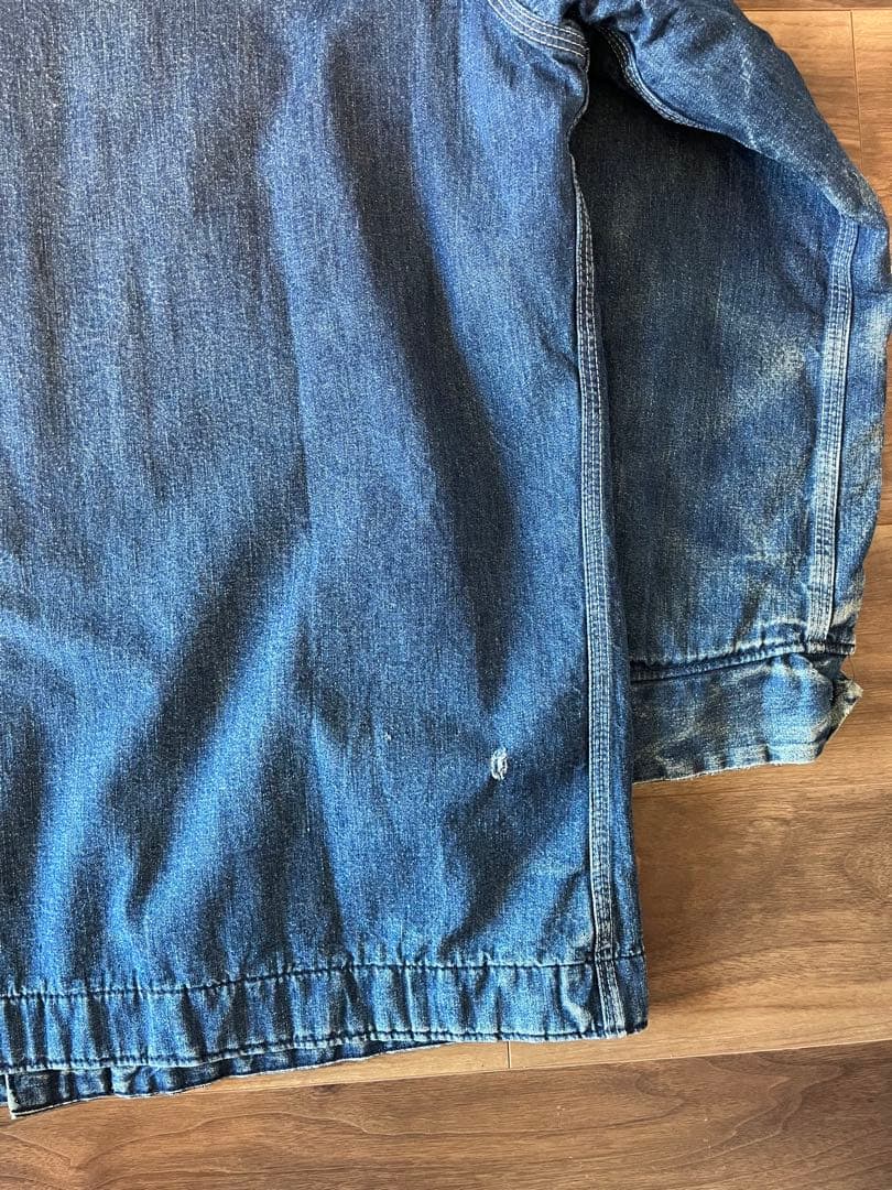 70s Sears work leisure USA デニム カバーオール XL