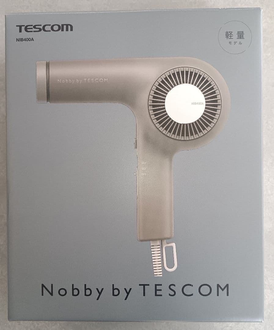 TESCOM Nobby by TESCOM NIB400A ヘアドライヤー