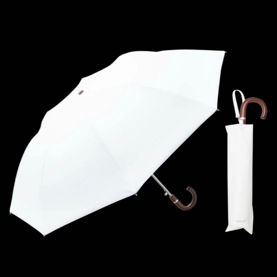 新品【COKAGE+】ワンタッチ木手元55cm リリィホワイト東レサマーシールド