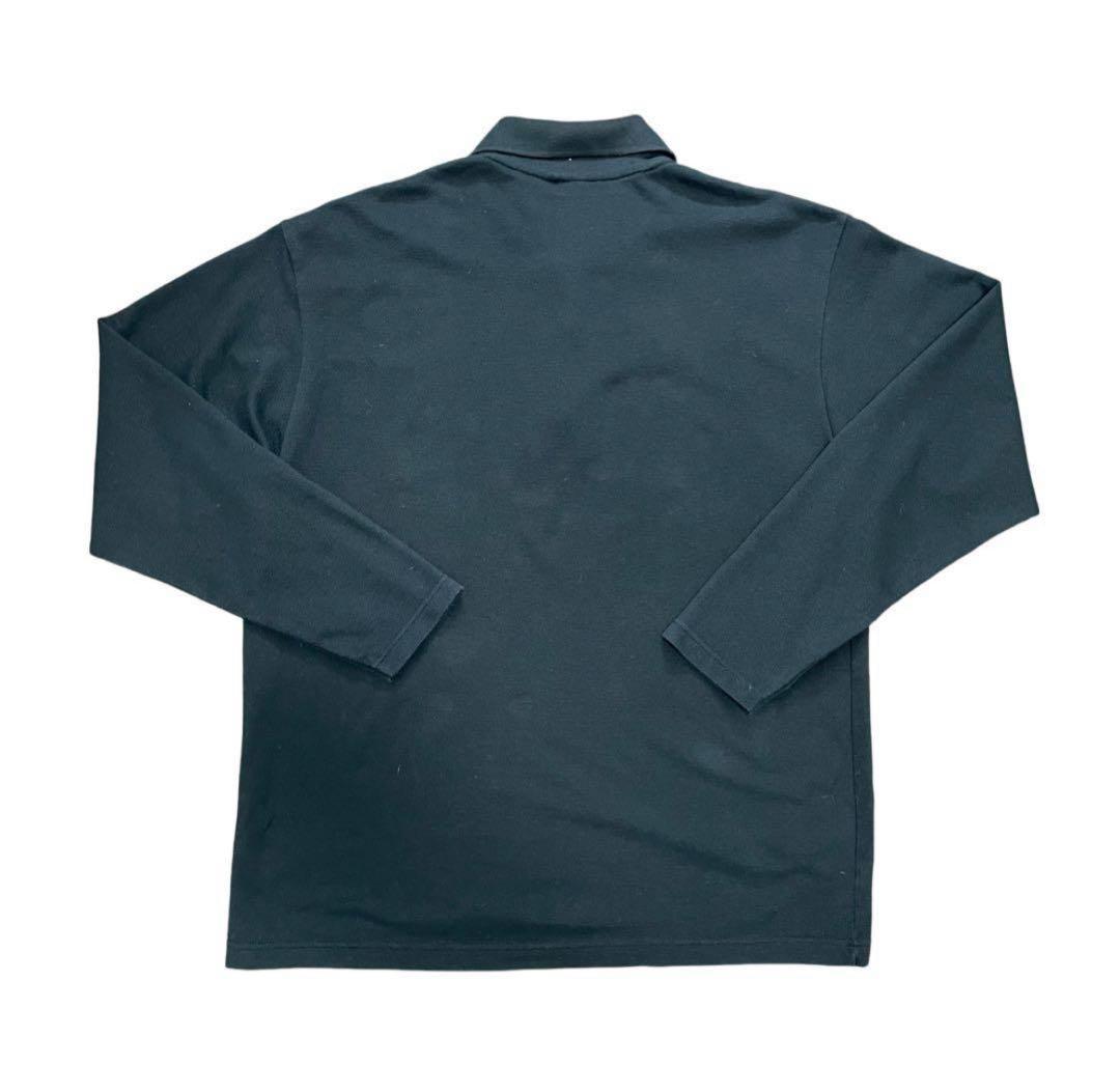 希少 美品 LACOSTE フレンチラコステ ワニ鹿の子 長袖ポロシャツ