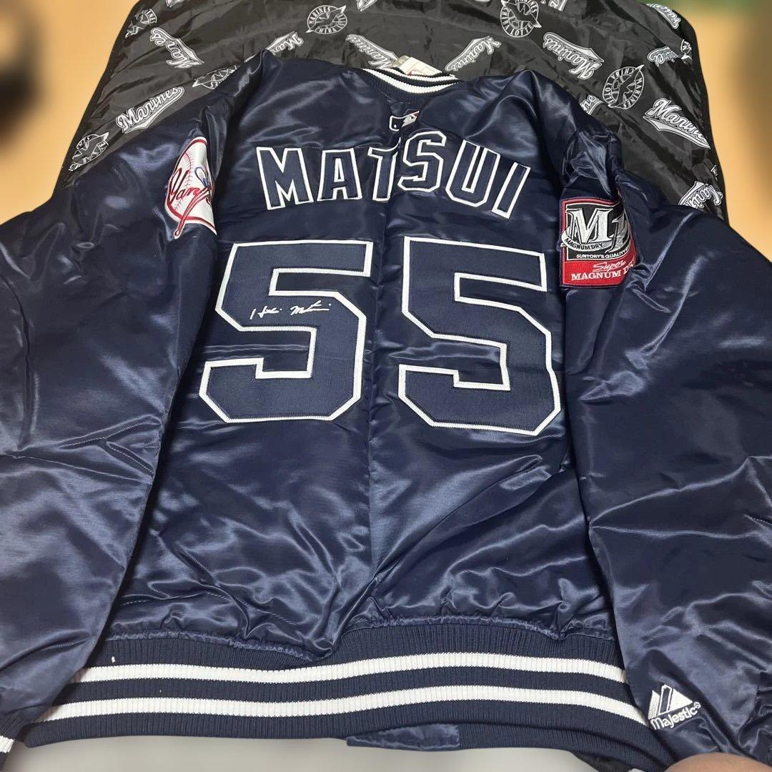 希少　新品未使用タグ付きニューヨークヤンキース　松井秀喜　スタジャン