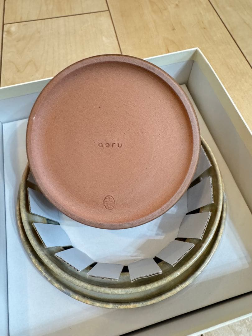 【新品未使用】aeru 大谷焼　食器3点セット