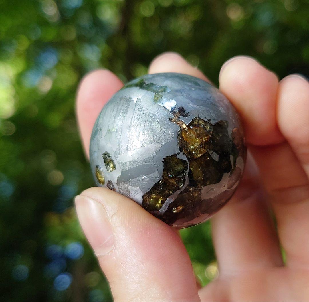 隕石 ボール セイムチャン 丸玉　パラサイト 186g ⭐⭐⭐