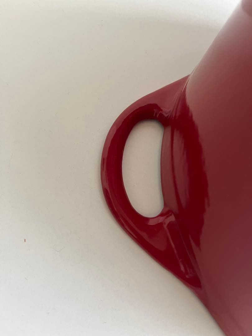 廃盤　クーザンス 両手鍋　22cm ルージュ