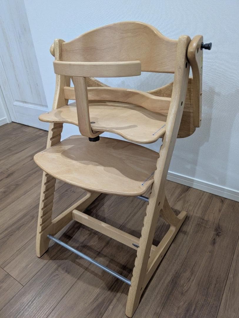 【美品】大和屋　すくすくチェアプラス　テーブル・ガード付き