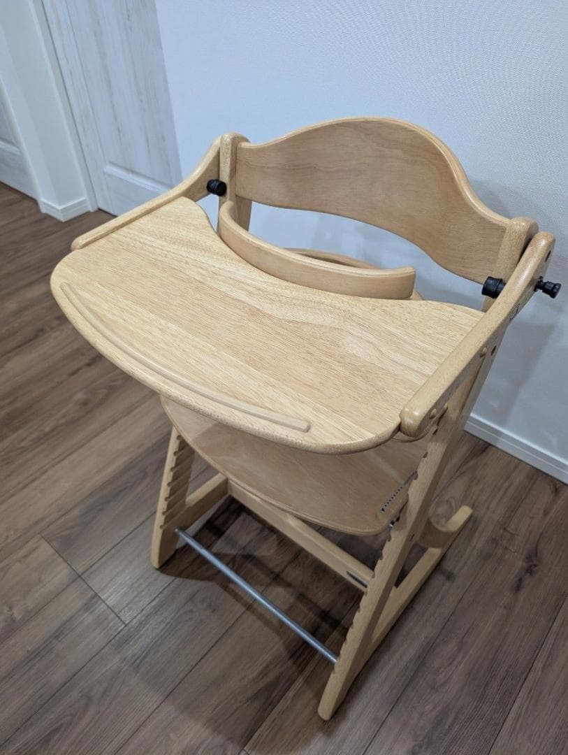 【美品】大和屋　すくすくチェアプラス　テーブル・ガード付き