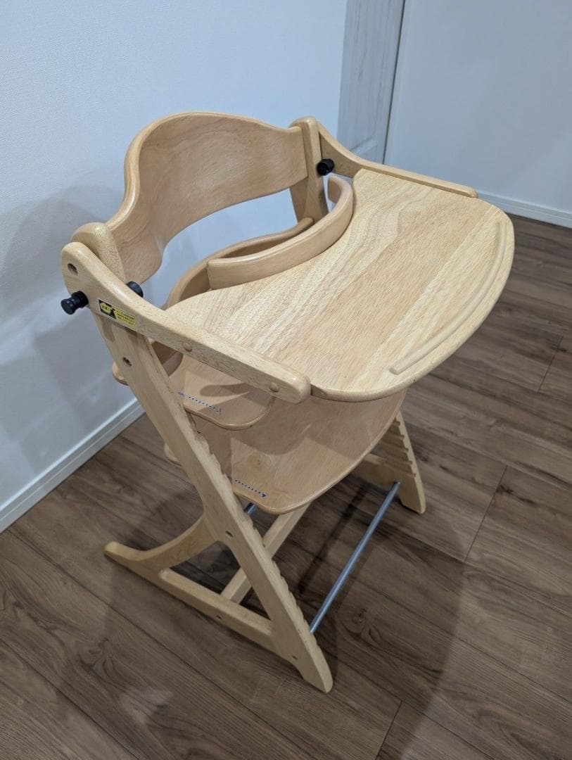 【美品】大和屋　すくすくチェアプラス　テーブル・ガード付き