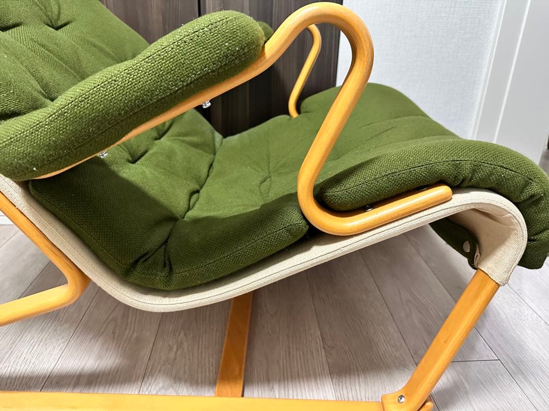 天童木工・ブルーノ・マットソン・ハイバックチェア・オットマン・セット